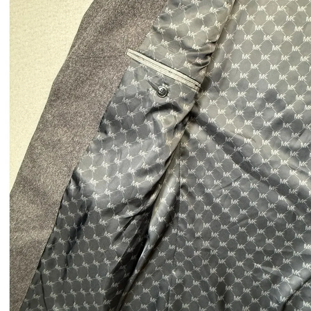 Michael Kors Men's Wool Cashmere Luxury Classic Fit Sport Coat Charcoal 46L $450